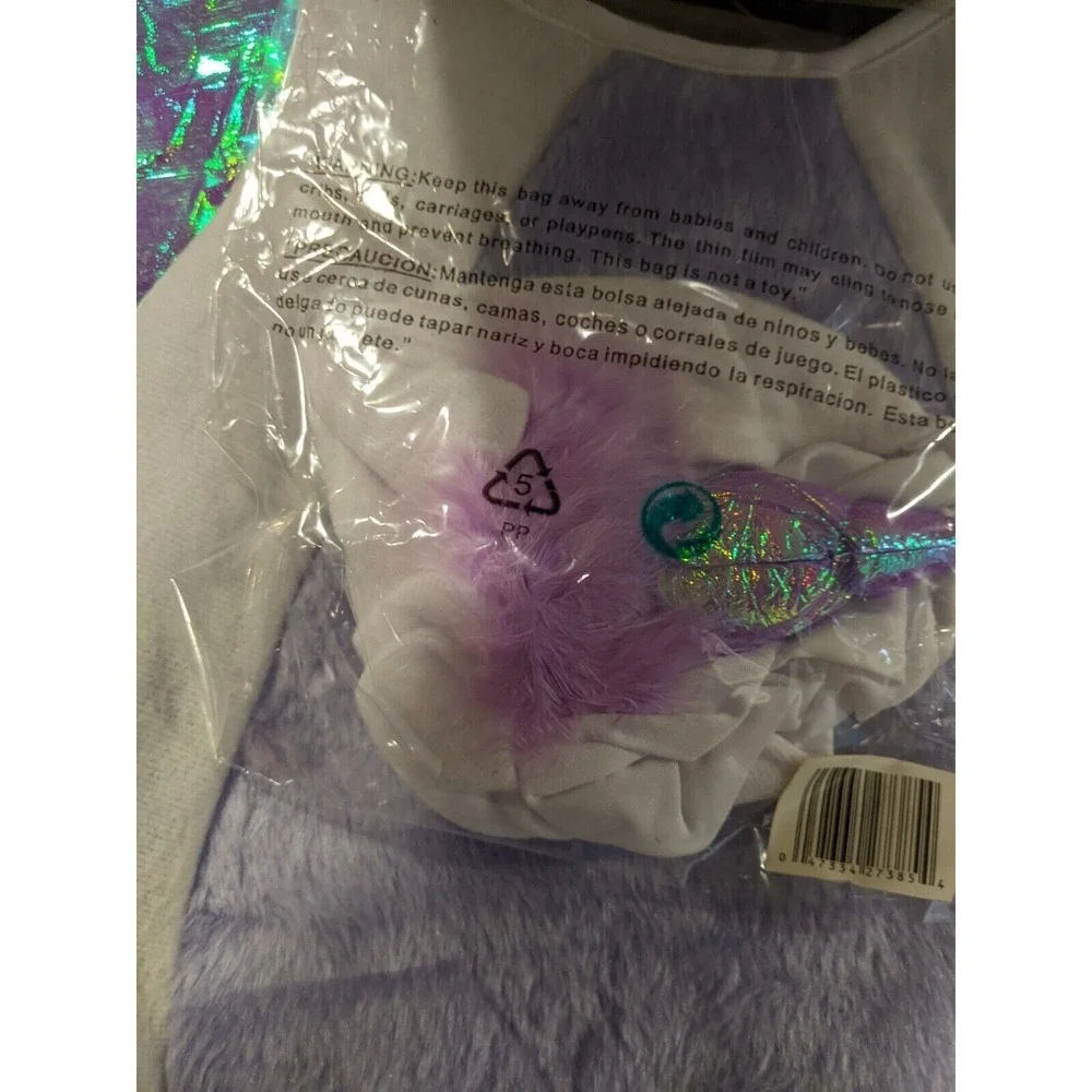 Totally Ghoul Infant Unicorn Halloween Costume‎ Body & Hat Size 1-2 Years
